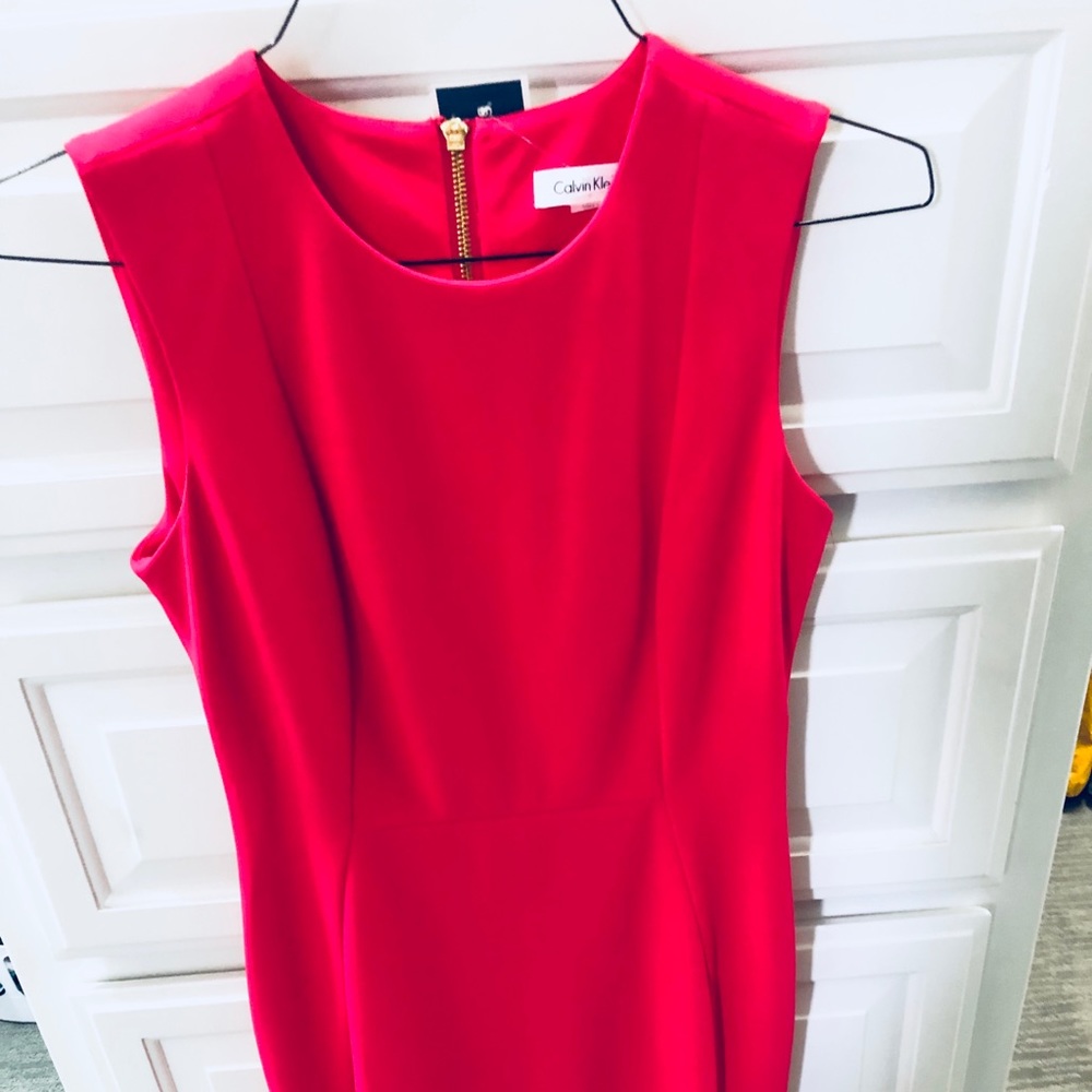 Calvin Klein  Fuschia dress